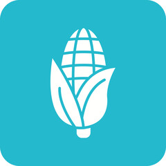 Corn Line Color Icon