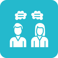 Counselling Line Color Icon