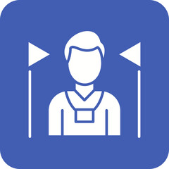 Tour Guide Line Color Icon