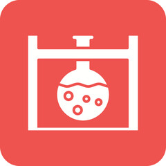 Beaker Stand Line Color Icon