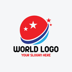 world global tech logo design vector format