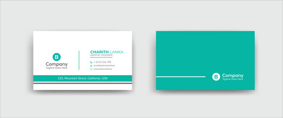 Creative Corporate Business Card Design Template
