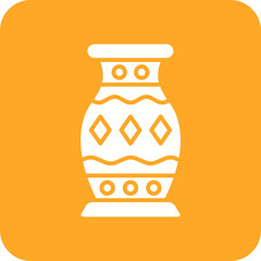 Vase Line Color Icon