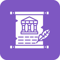Parchment Line Color Icon