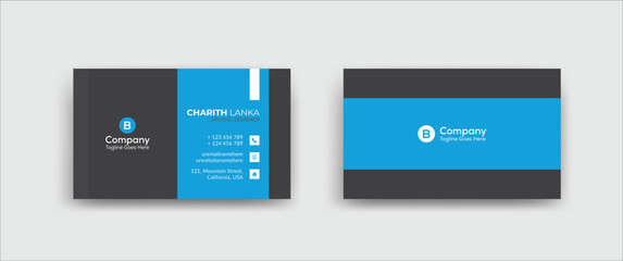 Creative Corporate Business Card Design Template
