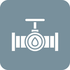 Oil Pipes Line Color Icon