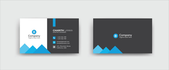 Creative Corporate Business Card Design Template
