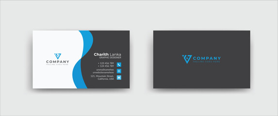 Creative Corporate Business Card Design Template
