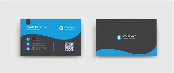 Creative Corporate Business Card Design Template
