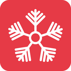 Snowflake Line Color Icon