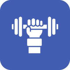 Fototapeta premium Workout Line Color Icon