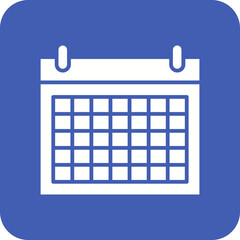 Calendar Line Color Icon