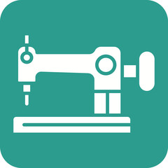 Sewing Machine Line Color Icon