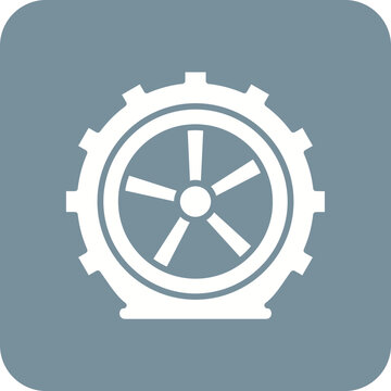 recommend clip art: Flat Tire Line Color Icon