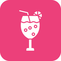 Coktail Line Color Icon
