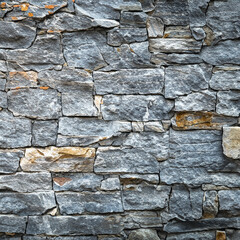 Fototapeta premium Modern stone brick wall background. stone texture.