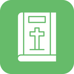 Obraz premium Bible Line Color Icon