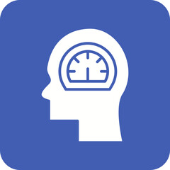 Mental Control Line Color Icon