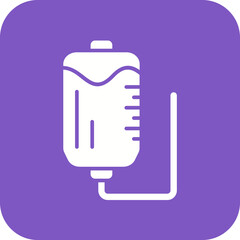 Blood Bag Line Color Icon