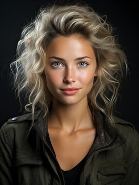 An ultra-high-definition digital portrait of a woman