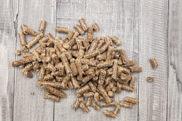 pressed wood pellets, combustible for stovers, effective and ecological