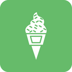 Ice Cream Line Color Icon