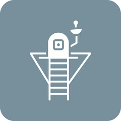 Lander Line Color Icon © SAMDesigning