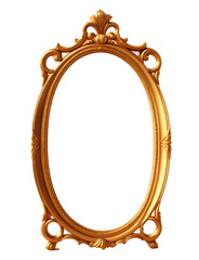 photo frame png,  Vintage oval round photo frame isolated over transparent background Baroque Victorian ornate border frame. Royal interior luxury decor frame mock up for photo, picture, art, painting