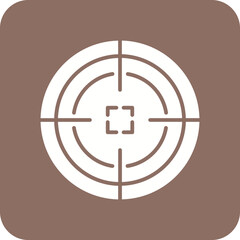 Shoot Target Line Color Icon