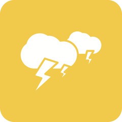 Storm Line Color Icon