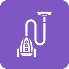 Vacuum Cleaner Line Color Icon