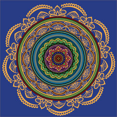 Mandala, background with ornament, tantric yoga, geometric pattern,