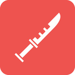 Knife Line Color Icon