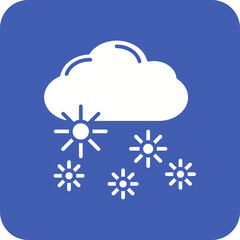 Snowy Line Color Icon