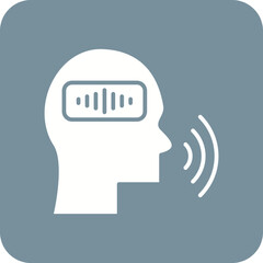 Voice Control Line Color Icon