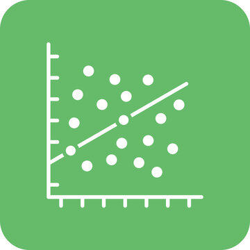 Scatter Plot Line Color Icon