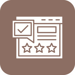 Rating Line Color Icon