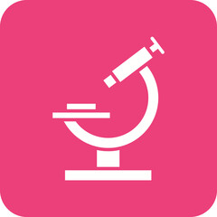 Microscope Line Color Icon