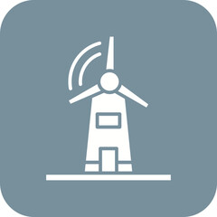 Windmill Line Color Icon