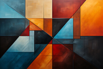 abstract background with Geometrical Shapes