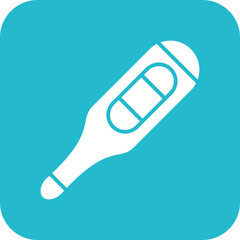 Thermometer Line Color Icon