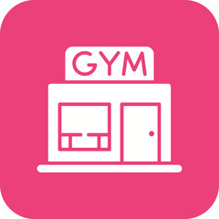 Gym Line Color Icon