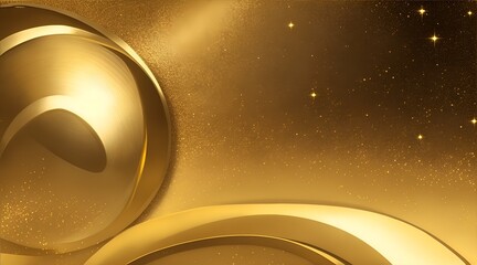 Golden silvester background. High resolution background with lighting effect and sparkle with copy space for text. Background images for banner and poster.