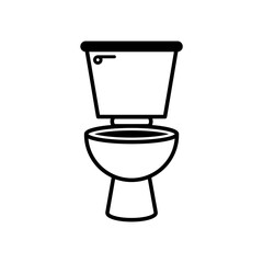 toilet icon design vector template