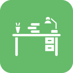 Study Table Line Color Icon