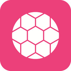 Fototapeta premium Football Line Color Icon