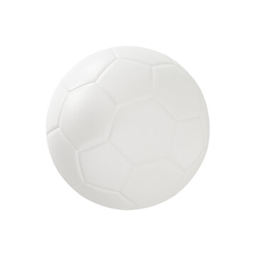 a white background with a soccer ball image isolated