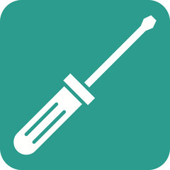 Screw Driver Line Color Icon