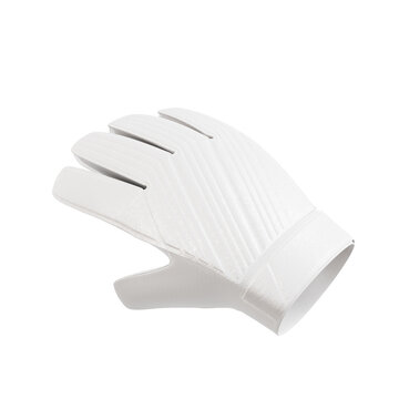 a blank image of a soccer glove isolated on a white background