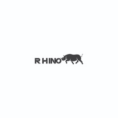 


rhino silhouette vector illustration Flat logo icon design Clipart . Rhinoceros silhouette.Rhino wild African animal silhouette vector illustration in black.